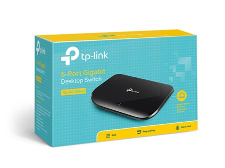 SWITCH 5 PUERTOS SG1005D GIGABIT TP LINK